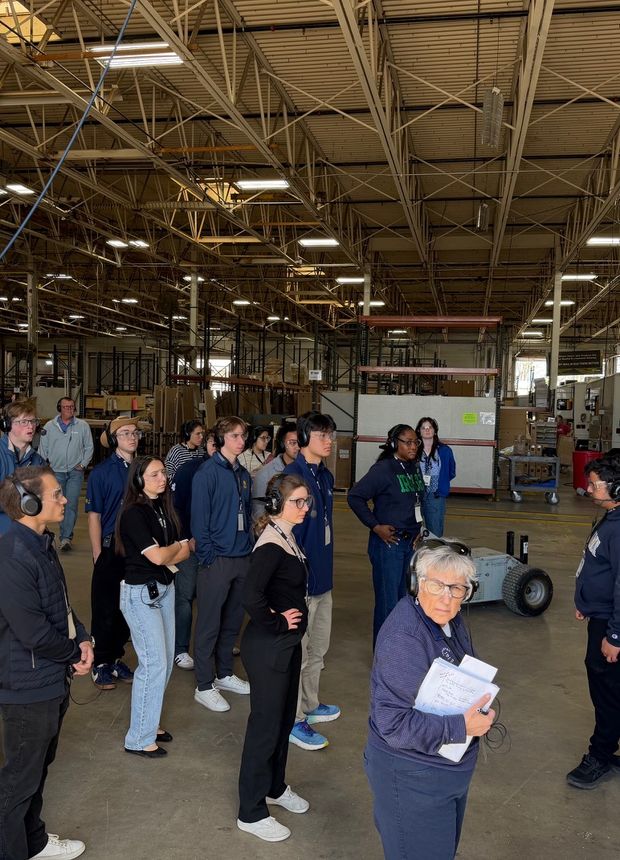 The Summer 2026 cohort together on the plant floor
